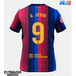 Barcelona Gabriel Jesus #9 Domácí Dres 2026-27 Krátký Rukáv